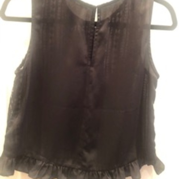 Chelsea lace front black top - Picture 2 of 4